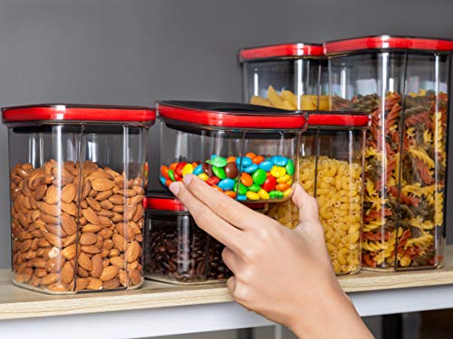 Food Storage Containers, Airtight Storage Containers with Lids, Kitchen Organization and Storage Set,Kitchen Pantry Organization Containers, 4 Pieces