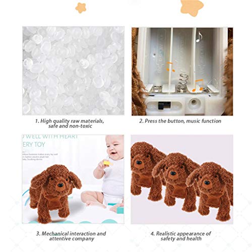 Realistic Teddy Dog Lucky, for Kids, Newest Realistic Figure Toy Dog