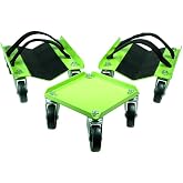 KASTFORCE KF2014 Snowmobile Dolly Heavy Duty Carries up to 1500 lbs (682 kg), V-Slide with 2.5" Nylon Swivel Casters, Rubber Pad Protecting Skis
