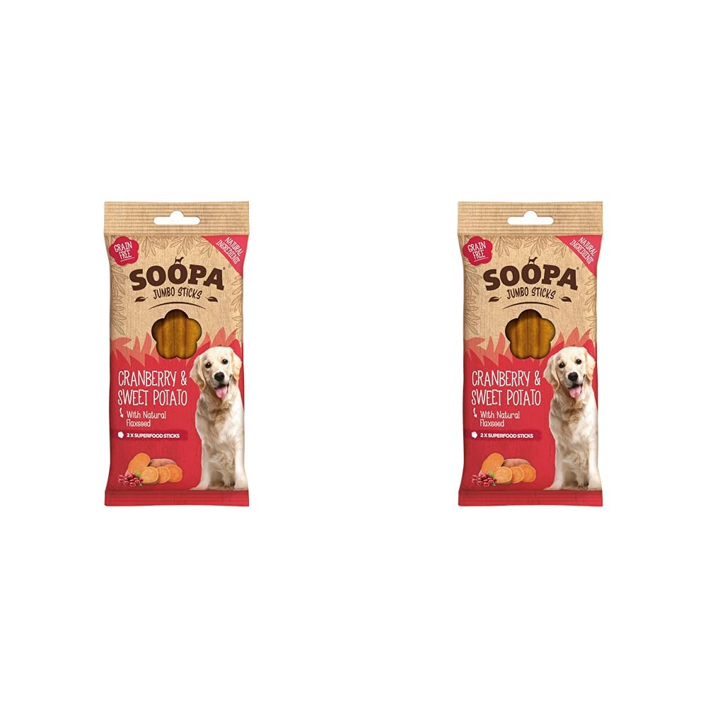 Soopa Cranberry & Sweet Potato Jumbo Sticks 170gm (Pack of 2)