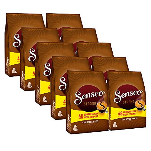 Senseo Strong Dark Roast Coffee Pods, 48 Count