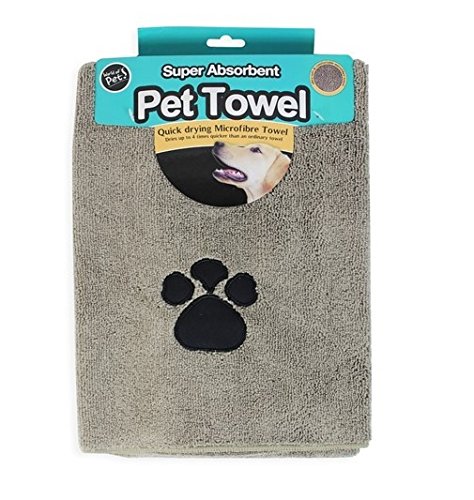 World of Pets Super Absorbent and Quick Dry Microfibre Pet Towel 100X60CM