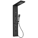 BWE Shower Panel Rainfall Waterfall with Handheld