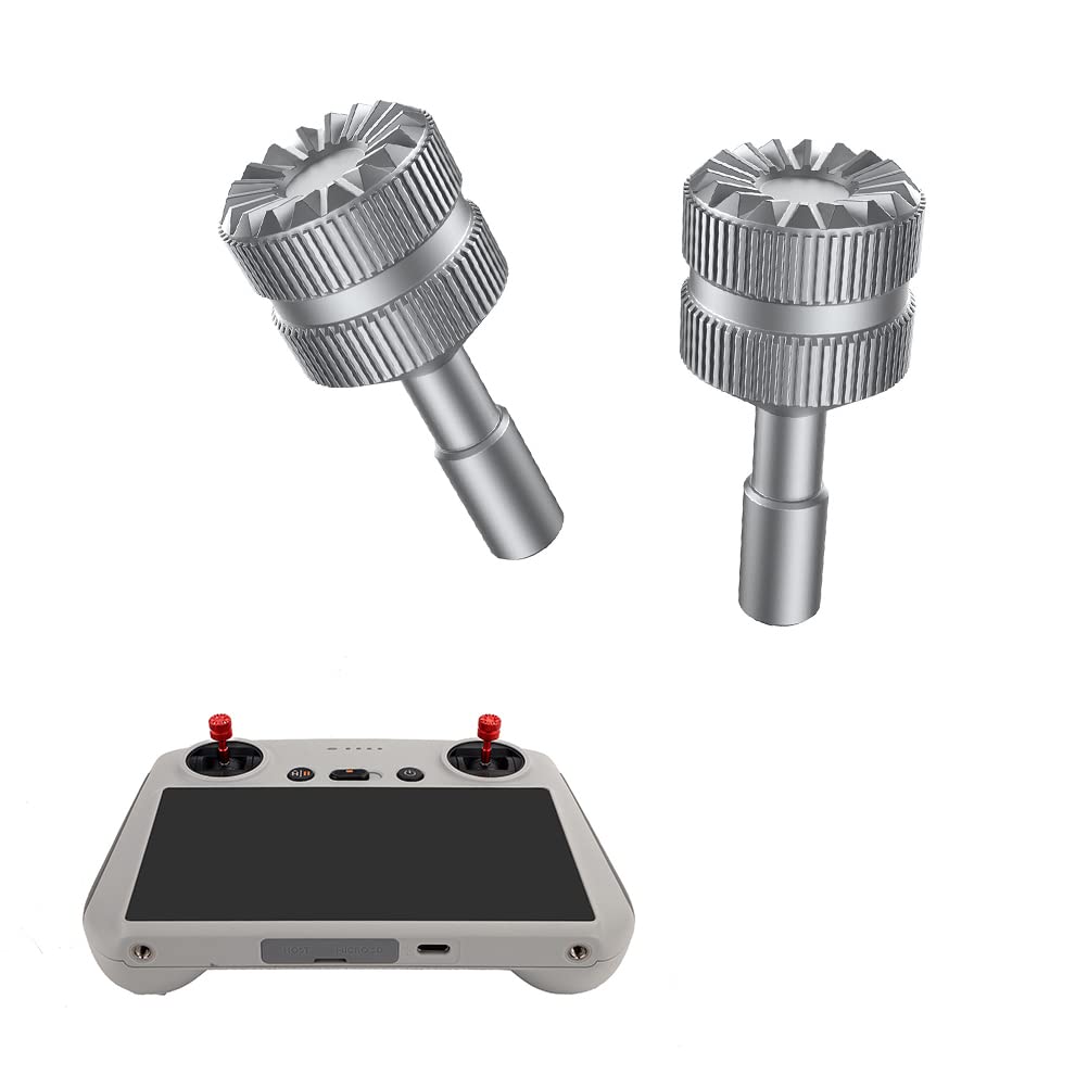 Stylebest Mini 3 Pro Controller Stick Thumb Replacement Metal Aluminum Thumb Rocker Joysticks Compatible for DJI Mini 3 Pro RC Controller Accessories