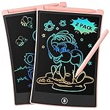 TEKFUN Toys for Girls, 2 Pack LCD Writing Tablet