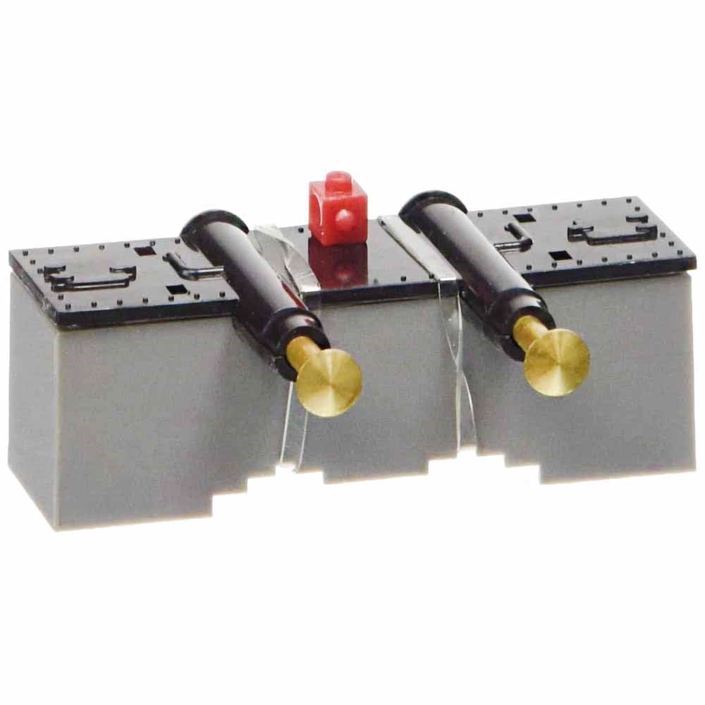 Hornby R394 OO Gauge Hydraulic Buffer Stop - Model Railway Accessories, Miniature Diorama Scenery for Hornby Train Sets - Lifelike Train Hydraulic Buffer Stop Model - Scale 1:76