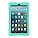 Fintie Silicone Case for Amazon Fire 7 Tablet (Previous Generation 7th, 2017 Release) - [Honey Comb Upgraded Version] [Kids Friendly] Light Weight [Anti Slip] Shock Proof Protective Cover, Turquoise