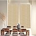 Qualsen Window Film Bamboo Static Decorative Privacy Window Films Non-Adhesive Anti Uv Window Sticker for Home Kitchen Bedroom Living Room (17.7 x 78.7inch)