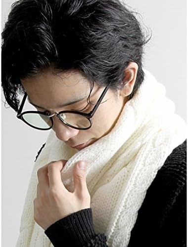 Amazon ウィゴー メンズ Wego ウィゴー Wego ケーブルマフラー ホワイト F ファッション小物 通販