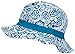 Solid Wing Reversible Summer Floppy Bucket Hat W/Hawaiian Designs (One Size)