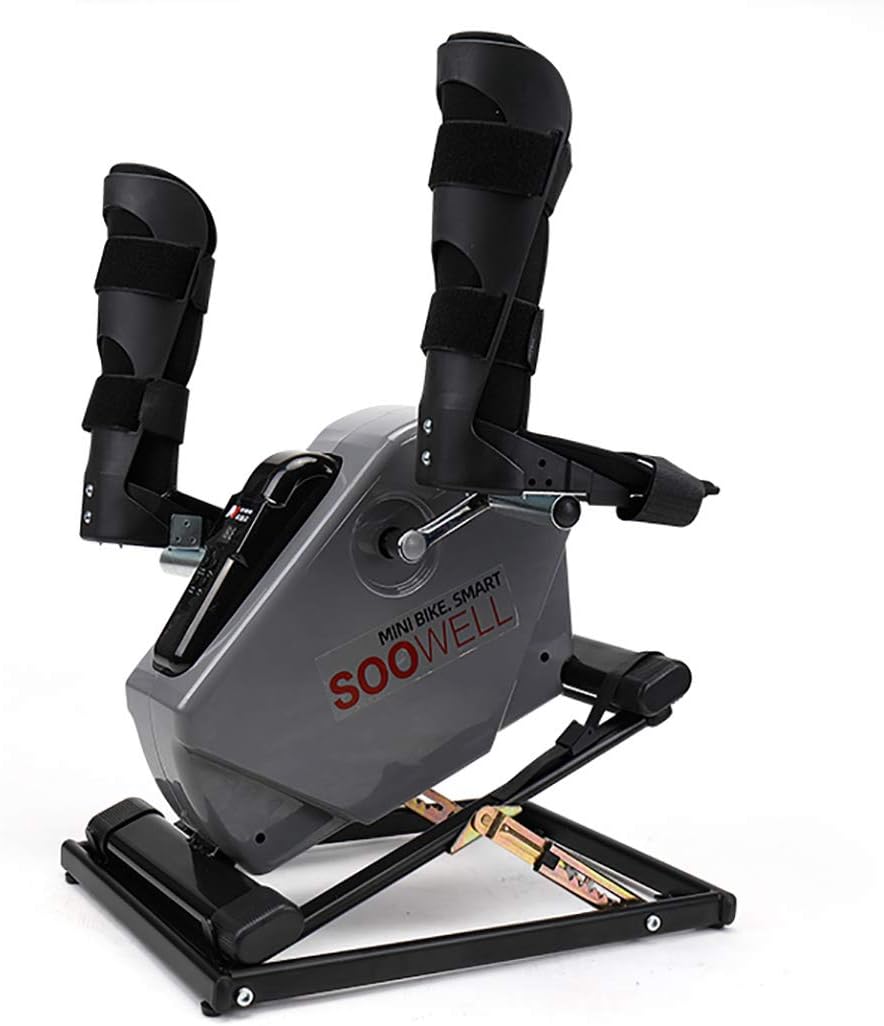 Under Desk Cycle, Portable Stationary Foot Pedal Exerciser, Fitness Rehab Gym Equipment for