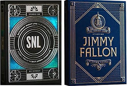 Wilddeckdotcom Saturday Night Live w/Jimmy Fallon (Saturday Night Live & Jimmy Fallon) 2-Deck Set Playing Cards by Theory 11