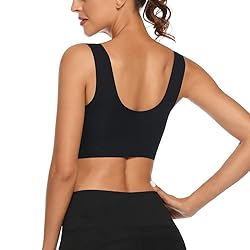 WOWENY Wirefree Padded Bras for Women Full Coverage