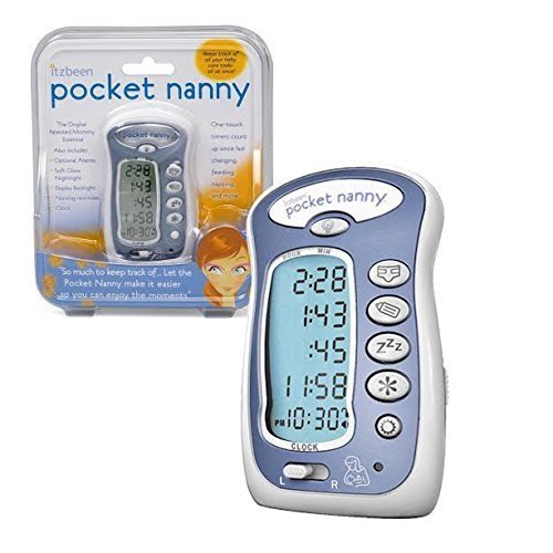 Pocket Nanny By Itzbeen Personal Baby Care Timer (Blue) - Award Winning Must-Have for Moms by Itzbeen