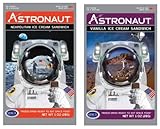 MY Freeze Dried Ice Cream Food - 2 Pack - 1 Neapolitan & 1 Ice Cream Sandwich