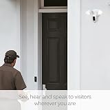 Ring Floodlight Cam Wired Plus Outdoor Security Camera 1080p 2000 Lumen view 2
