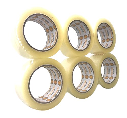 Protak Carton Sealing Tape PT21106I, Packing Tape, 2" x 110 yds, 2.0 mil, 6 Rolls