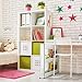 Laundry Room Organizer and Slim Storage Cart - Mobile Wheels Shelf with 3 Tiers Skinny Thin Shelves for Narrow Slim Space Between Washer and Dryer Perfect as Cleaning Supplies Organizer