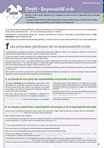 Droit, responsabilité civile (Lexifiche) by STEPHANE-LAUREN TEXIER
