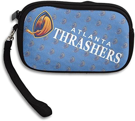 Atlanta Thrashers Logo Purse &amp; Key Wristlet Bag