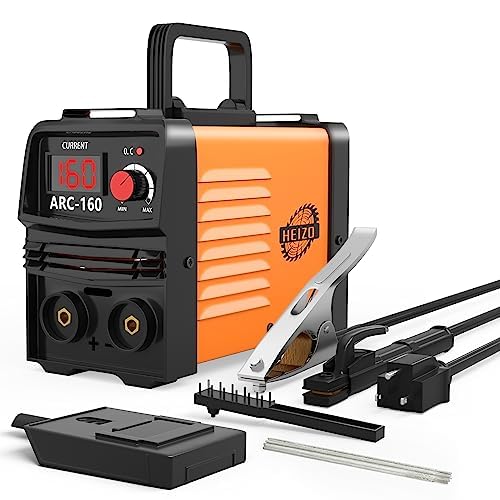 Photo 1 of Mini Stick Welder Machine 110V, 160A ARC Portable MMA Welding Machine, IGBT Inverter Welder Digital Display with Hot Start Arc Force Anti-Stick