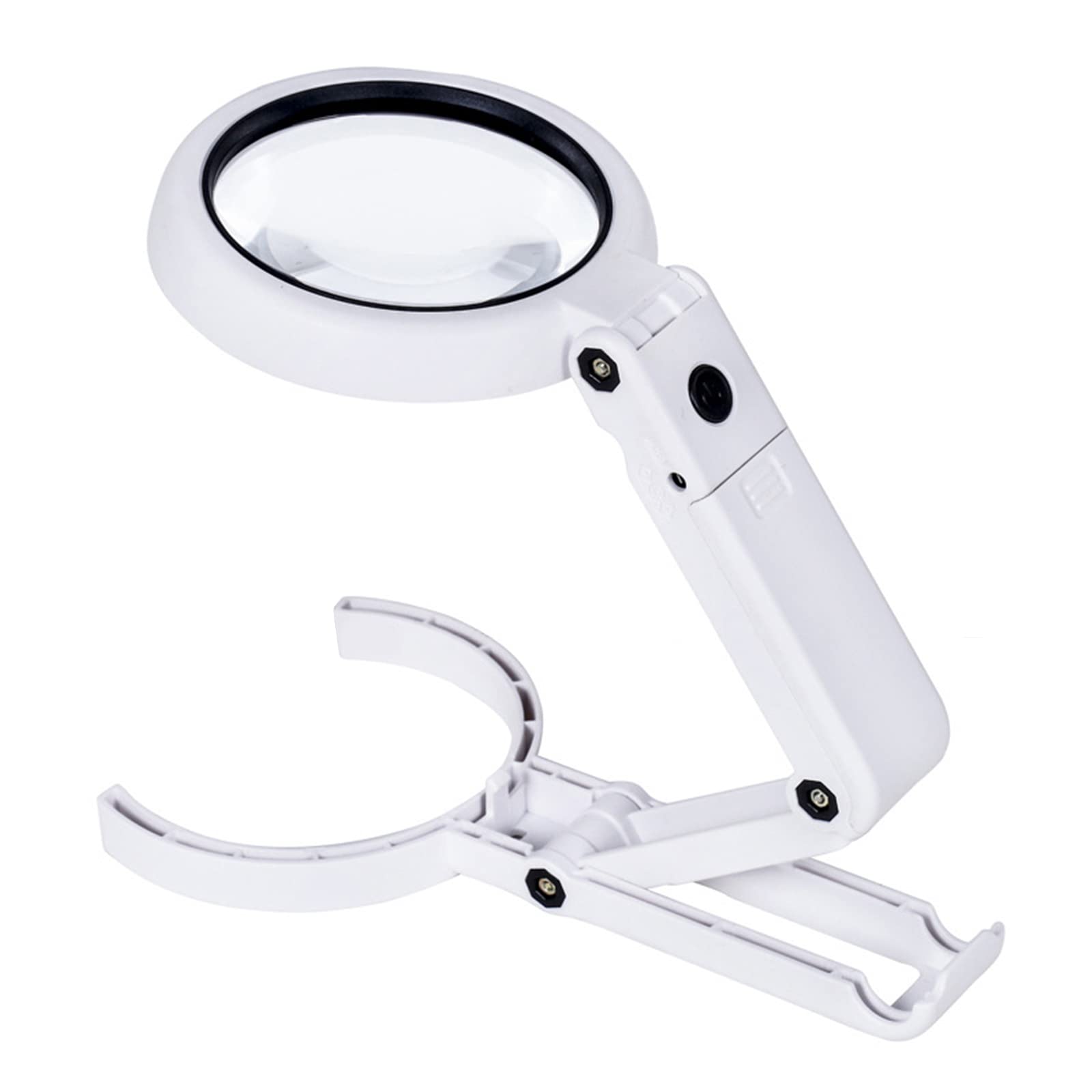 Magnifying Glass with Light and Stand Craft Magnifying Glass Jewellers Magnifying Glass for Reading Appraisal of Jewelry Soldering -5X 11X