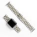 Aizilasa Apple Watch Band 42mm, Stainless Steel iWatch Replacement Band, Adjustable Metal Wristband Strap With Butterfly Clasp for Apple Watch Series 2 Series 1 Sport and Edition (Gold)