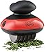 Kitchen Gizmo, Herb Roller - Smooth Chopping With Sharp Stainless Steel Blades - Specially Designed Ergonomic Rubberized Grip And Protective Sheath With Stand - Chopper Blades Come Off For Cleaning