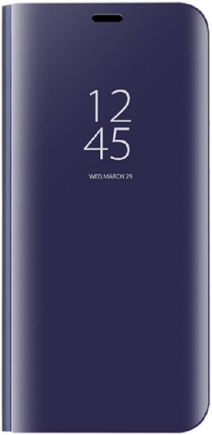 Amazon Samsung Galaxy S8 Pacyer ギャラクシー S8 ケース Clear View Cover クリアビュー カバー おしゃれ クリアビュースマート日付 時間 手帳型 ウォレットフリップケース カバー モーブ ケース カバー 通販