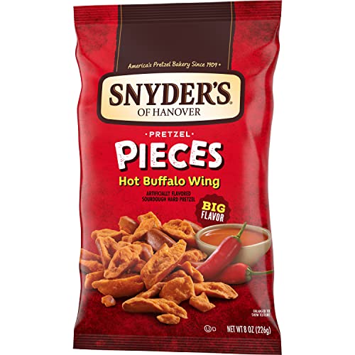 SNYDER’S OF HANOVER PRETZEL PIECES, HOT BUFFALO WING, 8 OZ