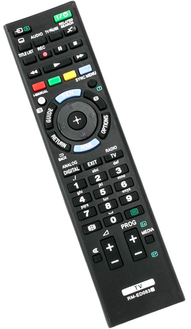 RM-ED053 Remote Control Replacement -VINABTY RMED053 Remote for Sony KDL-32W656A KDL-32W654A KDL-32W653A KDL-32W603A KDL-32W600A KDL-32W503A KDL-32W650A KDL-50W685A KDL-42W656A KDL-42W655A KDL-42W651A