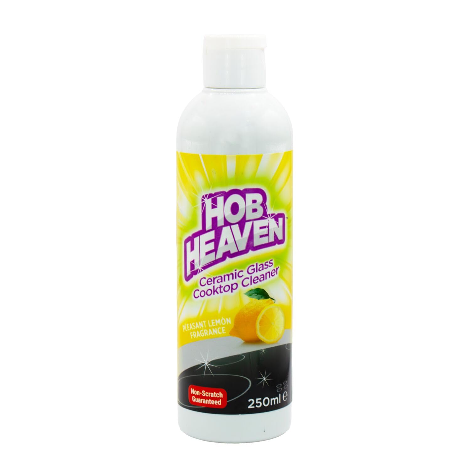 Lakeland Hob Heaven Ceramic & Induction Hob Cleaner 250ml – Non-Scratch Cream Formula Lemon Scented