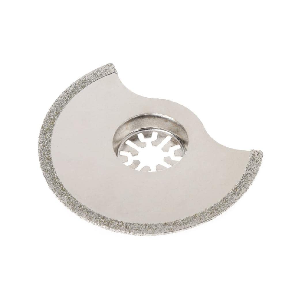 Segment Semicircle Saw Blade, 88mm Multitool Diamond Oscillating Cutting Tool Accessory for Cutting Tile and Grout
