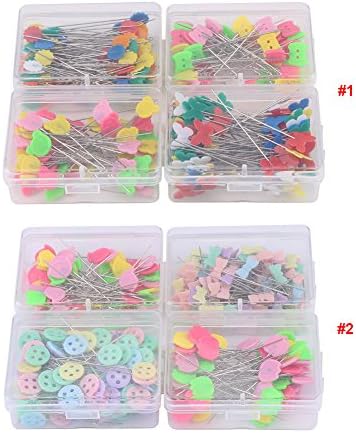 300 pcs Flower Button Head Pins DIY Quilting Tool Sewing Accessories (Color : #2)