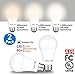 AmeriLuck 3-Way LED Light Bulb A19, Multi Wattage 40-60-100W Equivalent, Low-Medium-High Setting, Omni-Directional, 2 Pack, Natural Daylight 5000K