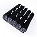 Super Z Outlet Black Velvet Ring Trays Accessory Foam Pads for Jewelry Showcase, Storage Displays, Home Organization & Decoration (2 Pack)