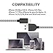 Vertebraid iPhone Charger, MFi Certified Cable 6Pack 3FT 3FT 3FT 6FT 6FT 10FT Extra Long Nylon Braided USB Fast Charging& Syncing Cord Compatible with iPhone/XS/XR/X/8/8Plus/7/7Plus/6S/6Plus/Pad More
