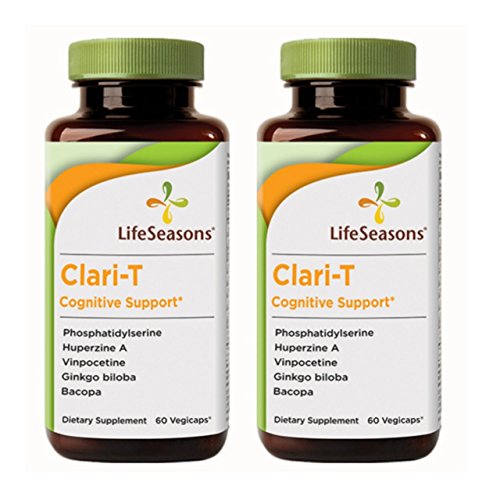 LifeSeasons Clari-T Herbal Cognitive Support, 60 Vegicaps -2 Pack LifeSeasons Clari-T Herbal Cognitive Support, 60 Vegicaps -2 Pack