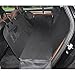 HAITRAL Pet Seat Cover Hammock Style Dog Seat Cover Protector for Car Waterproof and Nonslip Black
