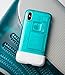 Spigen Classic C1 (10th Anniversary Limited Edition) [Retro] Designed for Apple iPhone X Case (2017) - Bondi Blue