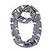 MissShorthair Women's Fashion Soft Light Cartoon Sheep Sheer Infinity Scarf (Gray)
