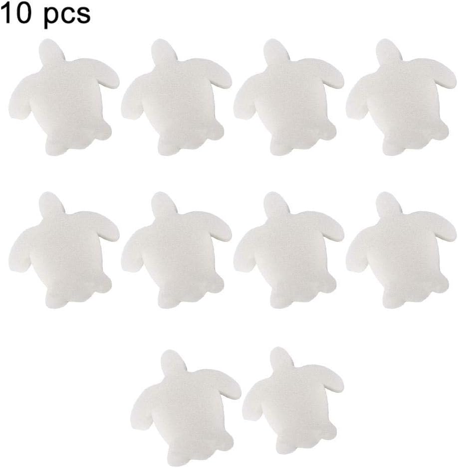 Nicololfle Pools Scum Sponge，10 Pcs Pool Filter Oil Absorbing Scum Sponge For Hot Tub Swimming Pool And Spa，Swimming Pool Cleaning Foam Sponge Turtle Absorb Sludge Dirt And Scum