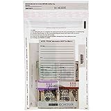 Perfect for Secure, high-Volume Environment 9W x 12H Clear Value Deposit Bags