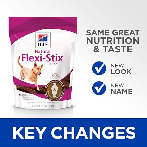 HILL’S NATURAL FLEXI-STIX DOG TREATS, BEEF JERKY, 7.1 OZ. BAG