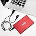 BIPRA B:Drive B3 320GB USB 3.0 2.5 inch FAT32 Portable External Hard Drive - Red