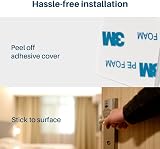 Inaya Child Proof Door Levers Lock 2 Pack Minimalist 3M Adhesive No Drilling view 5