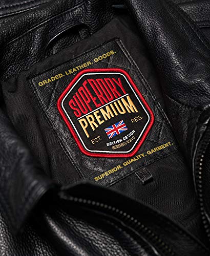 superdry curtis leather jacket