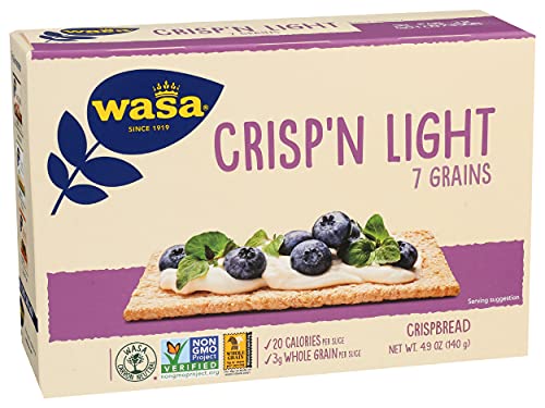 WASA CRACKER CRISPBREAD 7GRAIN LGHT, 4.9 OZ