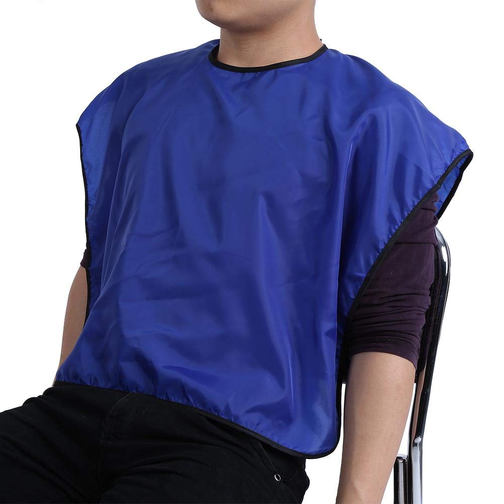 Hairdressing Cape Waterproof Lightweight Soft Wrap Protect Barber Gown Apron for Hair Styling, Cuts and Colours(Blue)