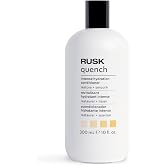 RUSK Quench Intense Hydrating Hair Conditioner &amp; Moisturizer, 10 oz | Restores Shine &amp; Softness for Coarse &amp; Curly Textures, Smooth Finish for Women &amp; Men, Moisturizing Formula with Shea Butter
